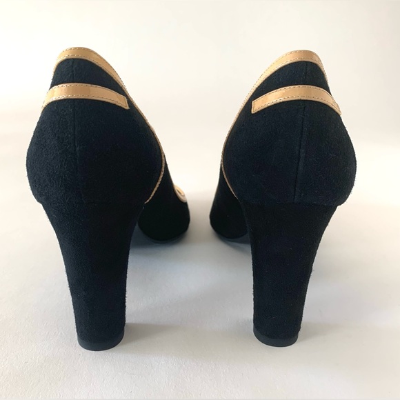 J. Crew Mary Jane suede and patent leather pumps. Never worn, size 8. - Picture 8 of 10